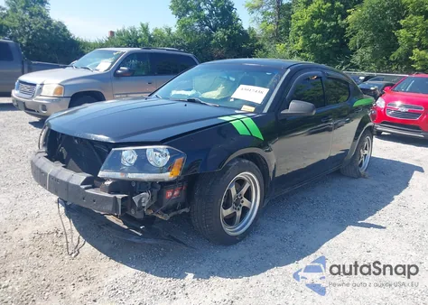 2014 Dodge Avenger Se из США, поврежденный, VIN 1C3CDZABXEN153893